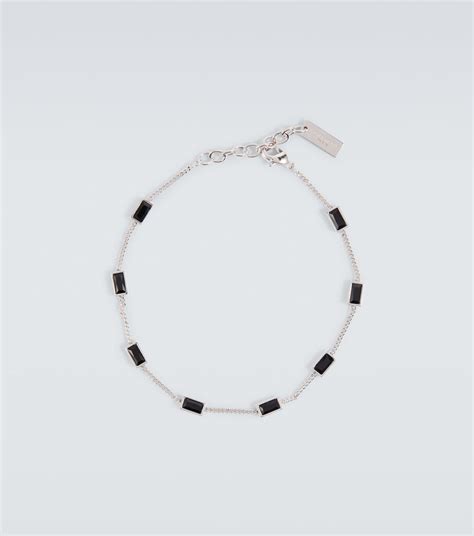 ysl onyx rectangle bracelet|Onyx Rectangle Bracelet in Silver .